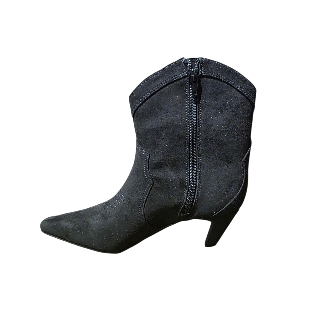 INC International Concepts Black Heeled Boots - Picture 4 of 12